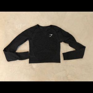 Gymshark Seamless Long Sleeve Crop Top - Small